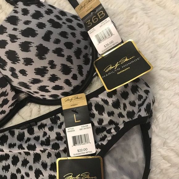 Sexy leopard bra and panty set - Picture 2 of 7